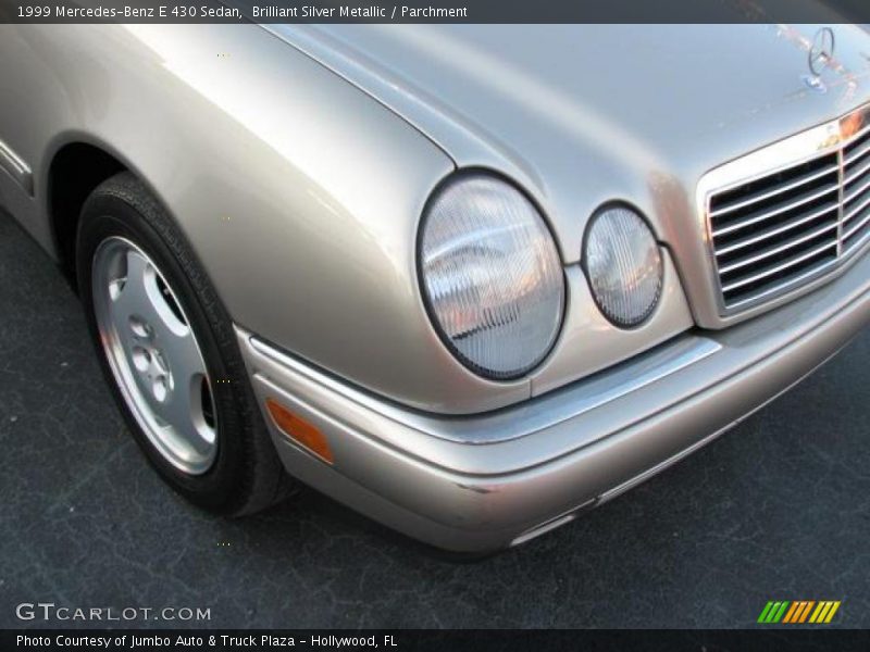 Brilliant Silver Metallic / Parchment 1999 Mercedes-Benz E 430 Sedan