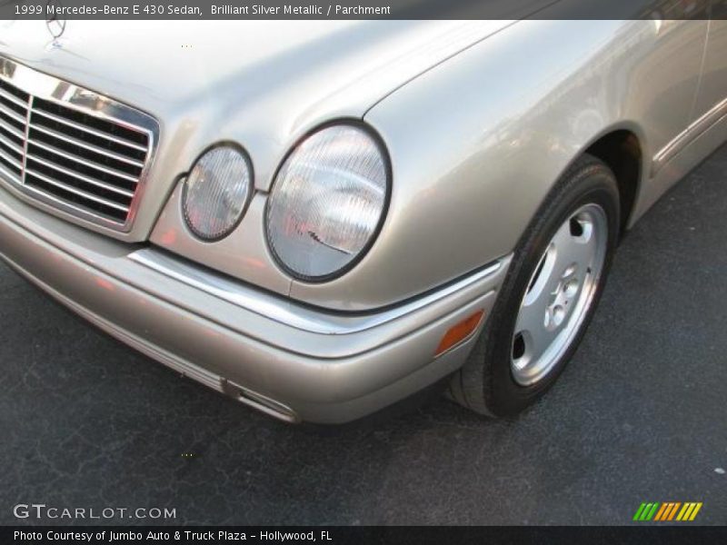 Brilliant Silver Metallic / Parchment 1999 Mercedes-Benz E 430 Sedan
