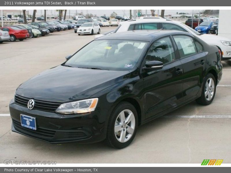 Front 3/4 View of 2011 Jetta TDI Sedan