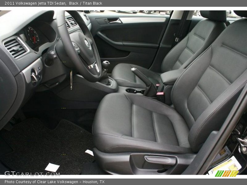  2011 Jetta TDI Sedan Titan Black Interior