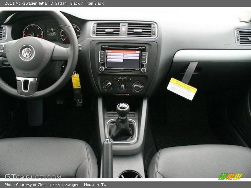 Dashboard of 2011 Jetta TDI Sedan