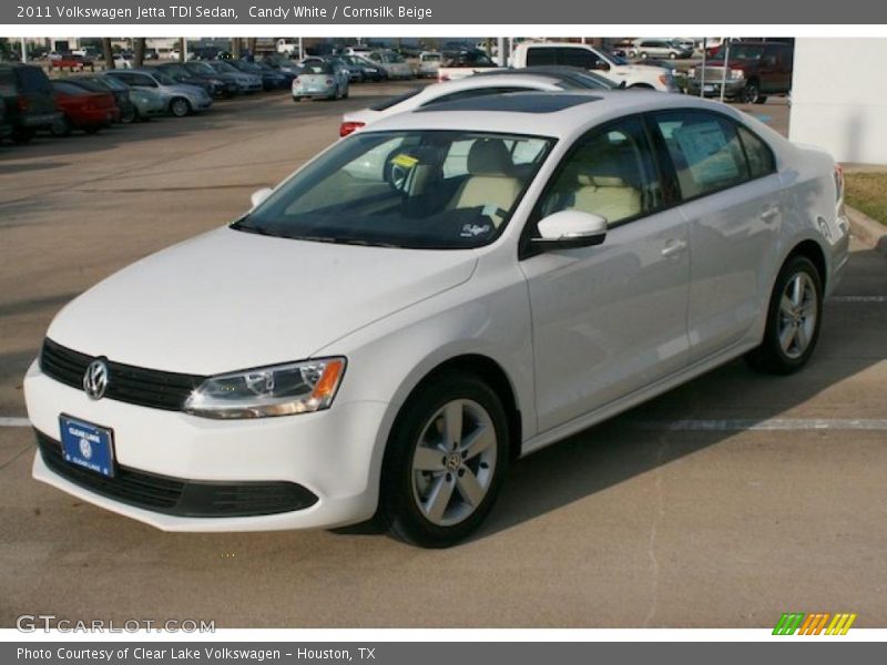 Front 3/4 View of 2011 Jetta TDI Sedan