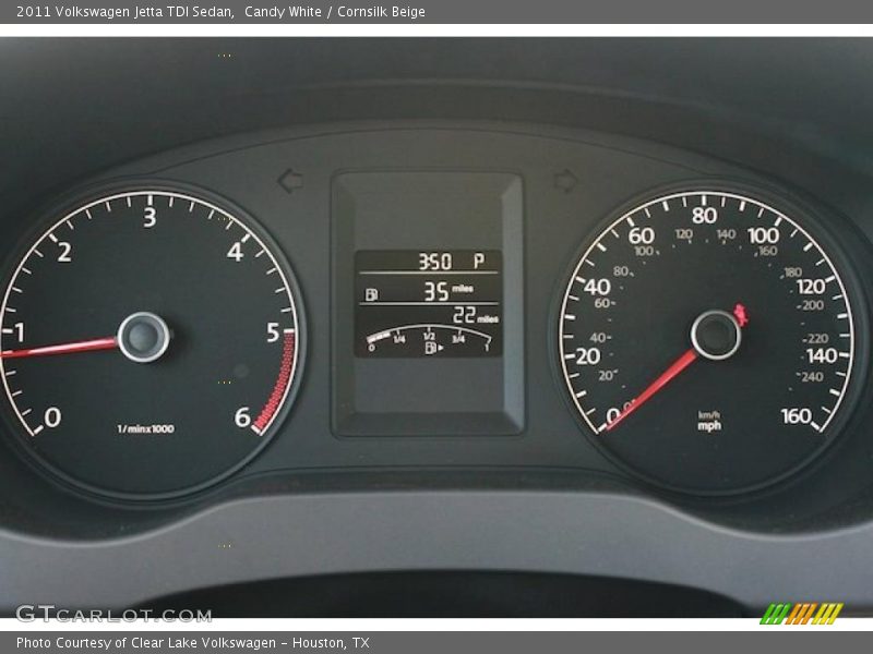  2011 Jetta TDI Sedan TDI Sedan Gauges