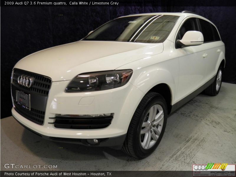 Calla White / Limestone Grey 2009 Audi Q7 3.6 Premium quattro