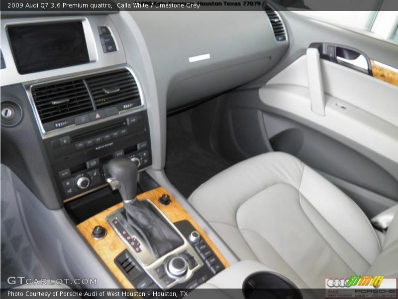 Calla White / Limestone Grey 2009 Audi Q7 3.6 Premium quattro