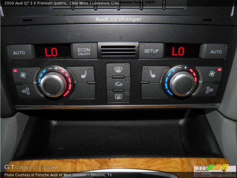Calla White / Limestone Grey 2009 Audi Q7 3.6 Premium quattro