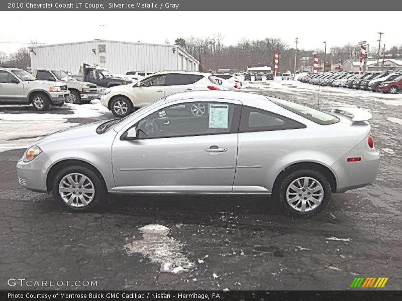 Silver Ice Metallic / Gray 2010 Chevrolet Cobalt LT Coupe