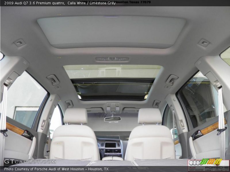 Calla White / Limestone Grey 2009 Audi Q7 3.6 Premium quattro