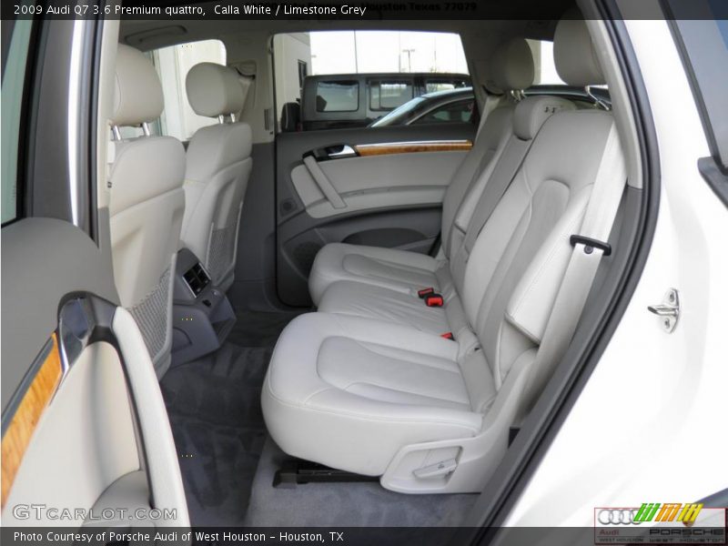 Calla White / Limestone Grey 2009 Audi Q7 3.6 Premium quattro