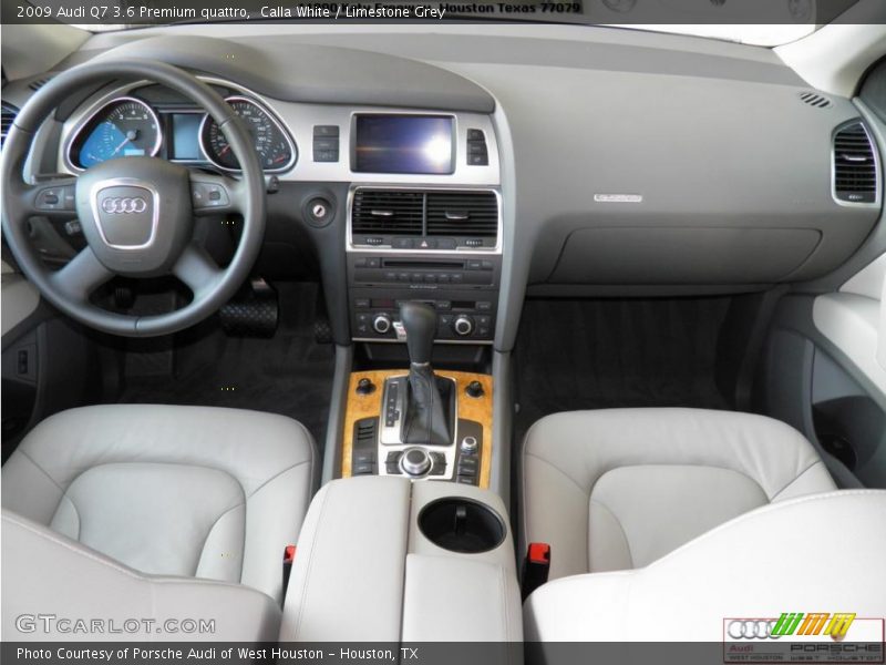Calla White / Limestone Grey 2009 Audi Q7 3.6 Premium quattro
