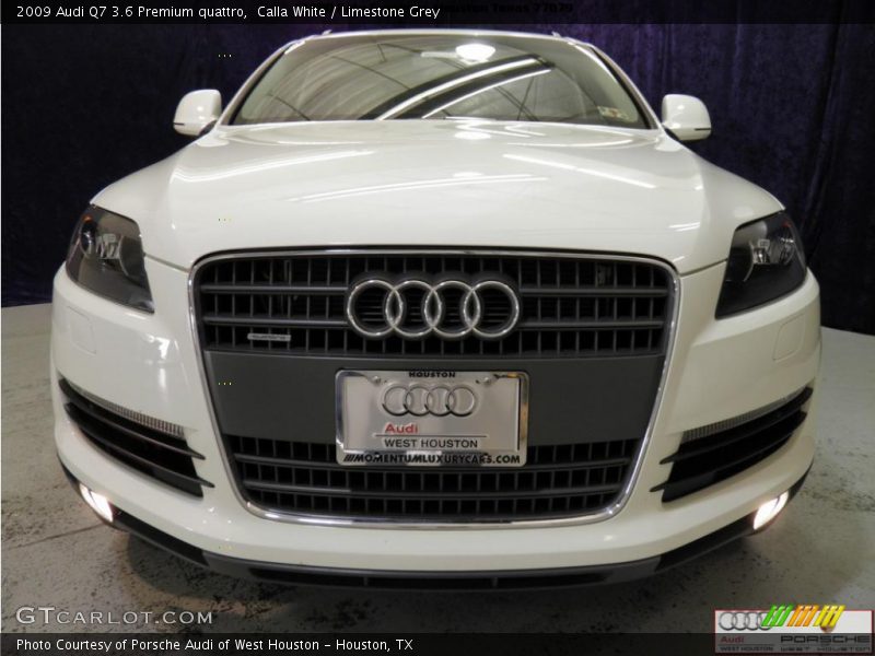 Calla White / Limestone Grey 2009 Audi Q7 3.6 Premium quattro