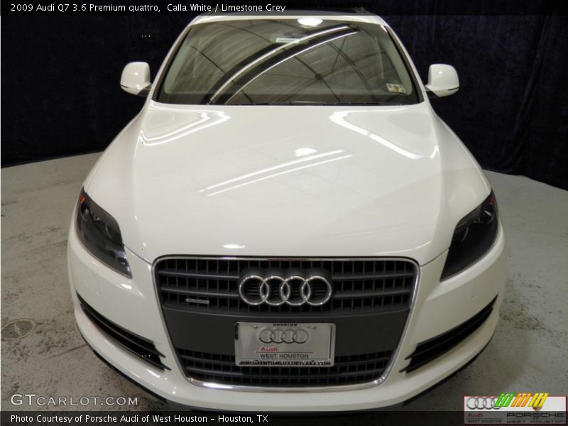 Calla White / Limestone Grey 2009 Audi Q7 3.6 Premium quattro