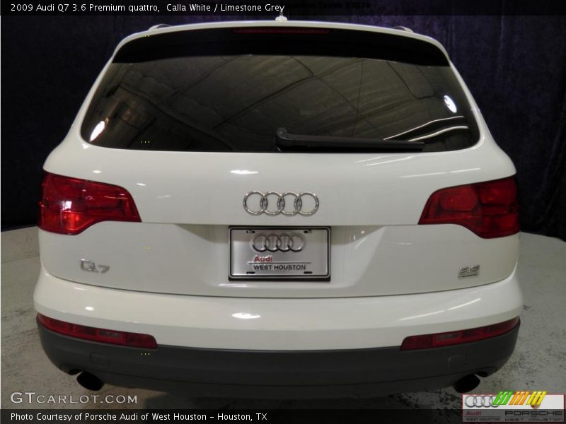 Calla White / Limestone Grey 2009 Audi Q7 3.6 Premium quattro