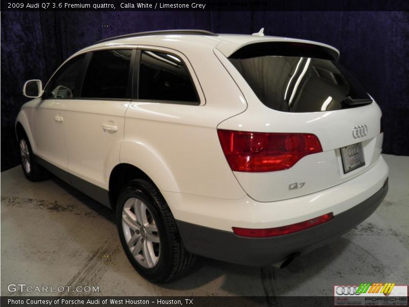 Calla White / Limestone Grey 2009 Audi Q7 3.6 Premium quattro
