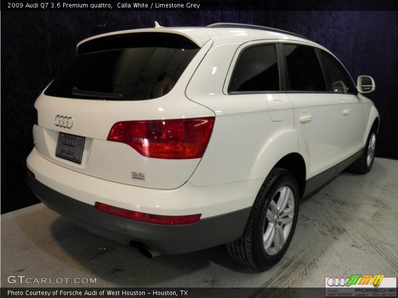 Calla White / Limestone Grey 2009 Audi Q7 3.6 Premium quattro