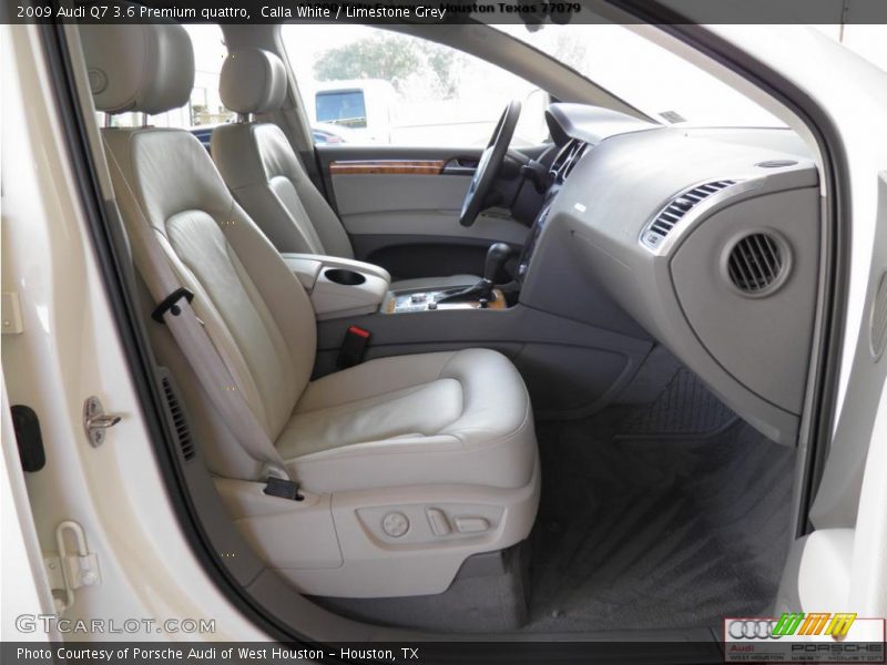 Calla White / Limestone Grey 2009 Audi Q7 3.6 Premium quattro