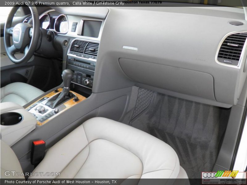 Calla White / Limestone Grey 2009 Audi Q7 3.6 Premium quattro