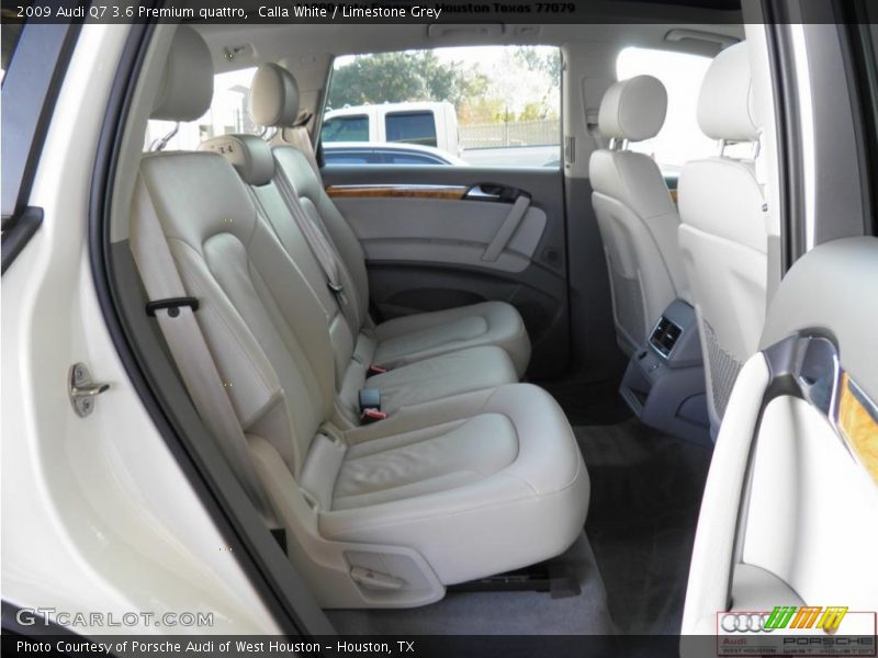 Calla White / Limestone Grey 2009 Audi Q7 3.6 Premium quattro