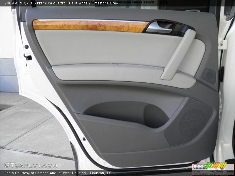 Calla White / Limestone Grey 2009 Audi Q7 3.6 Premium quattro