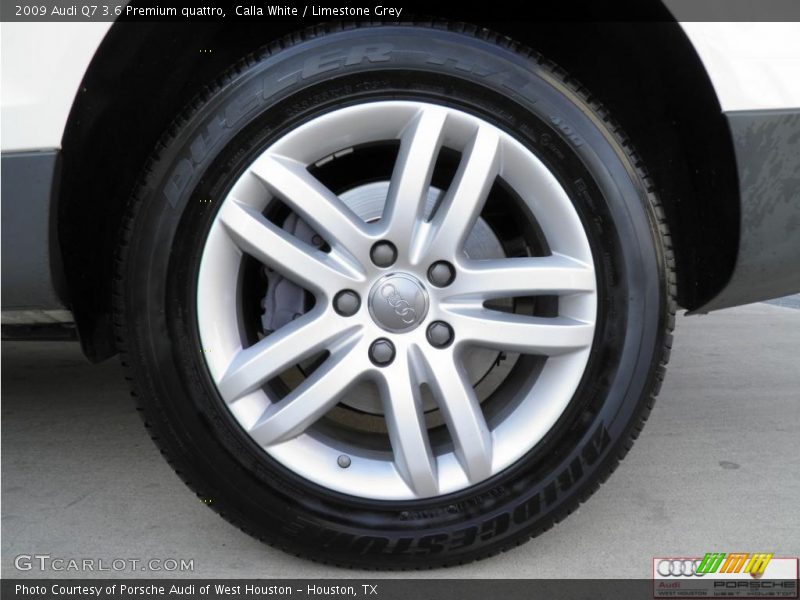 Calla White / Limestone Grey 2009 Audi Q7 3.6 Premium quattro