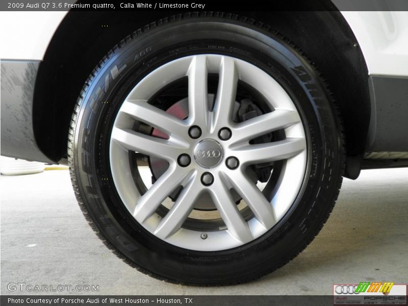 Calla White / Limestone Grey 2009 Audi Q7 3.6 Premium quattro