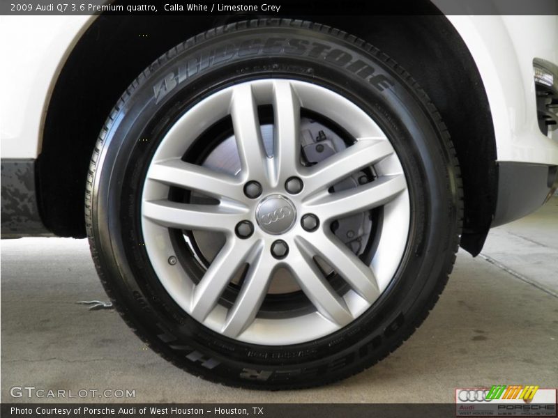 Calla White / Limestone Grey 2009 Audi Q7 3.6 Premium quattro