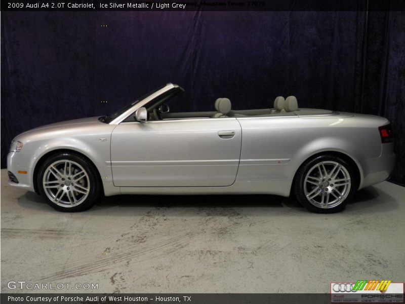  2009 A4 2.0T Cabriolet Ice Silver Metallic