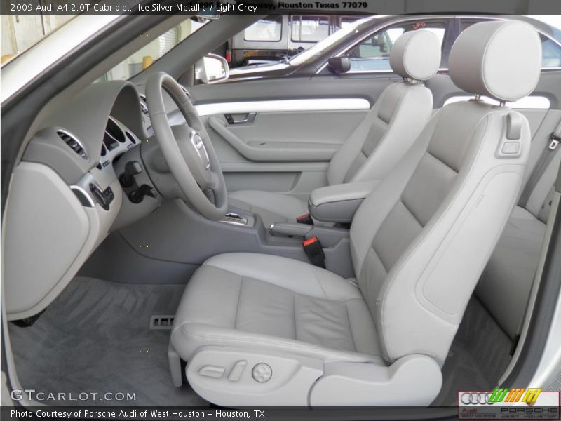  2009 A4 2.0T Cabriolet Light Grey Interior