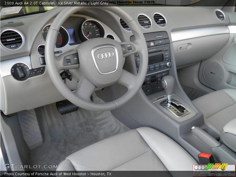 Light Grey Interior - 2009 A4 2.0T Cabriolet 