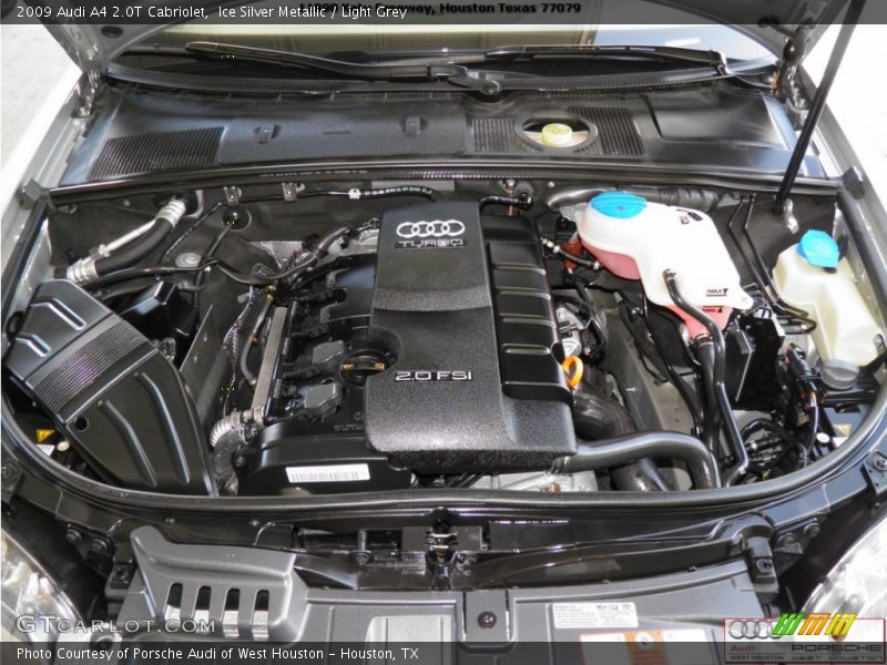  2009 A4 2.0T Cabriolet Engine - 2.0 Liter FSI Turbocharged DOHC 16-Valve VVT 4 Cylinder