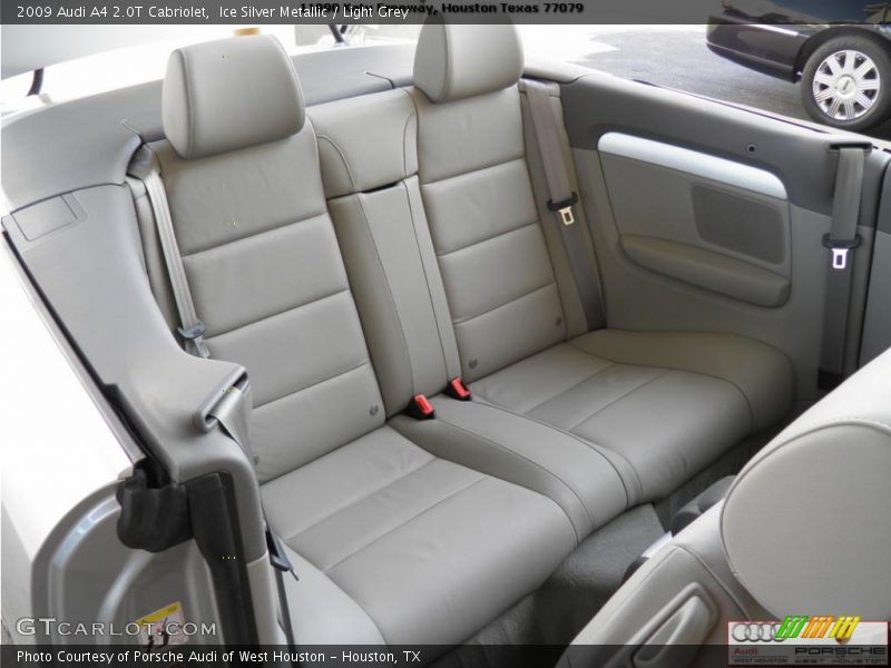 Ice Silver Metallic / Light Grey 2009 Audi A4 2.0T Cabriolet