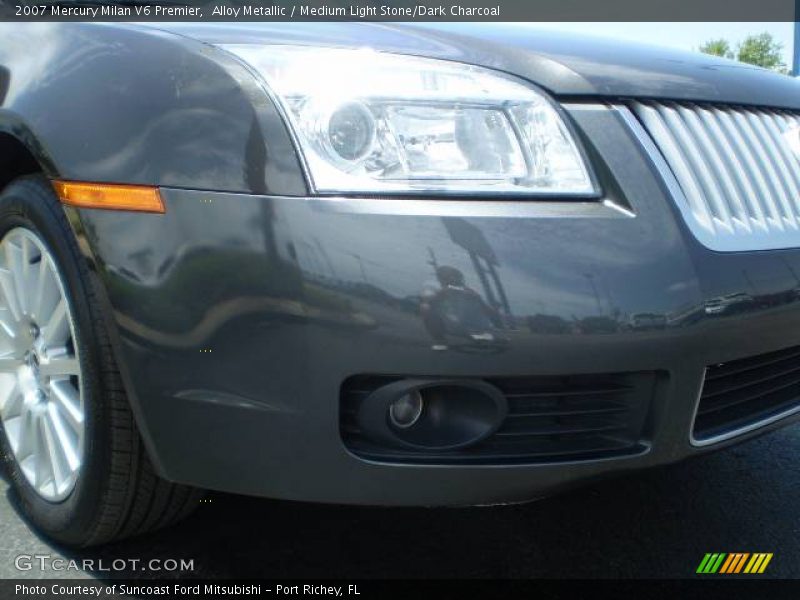 Alloy Metallic / Medium Light Stone/Dark Charcoal 2007 Mercury Milan V6 Premier