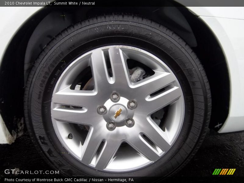 Summit White / Neutral 2010 Chevrolet Impala LT