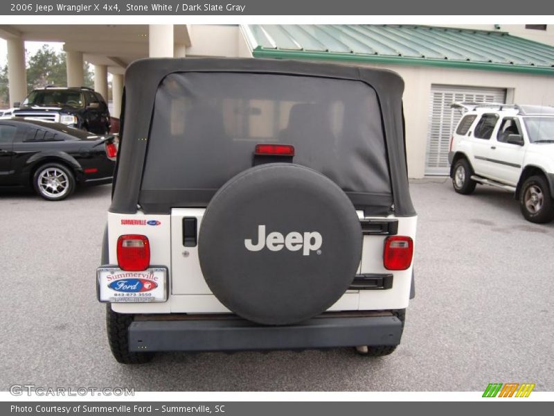 Stone White / Dark Slate Gray 2006 Jeep Wrangler X 4x4