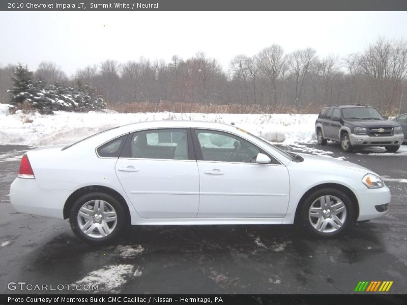 Summit White / Neutral 2010 Chevrolet Impala LT