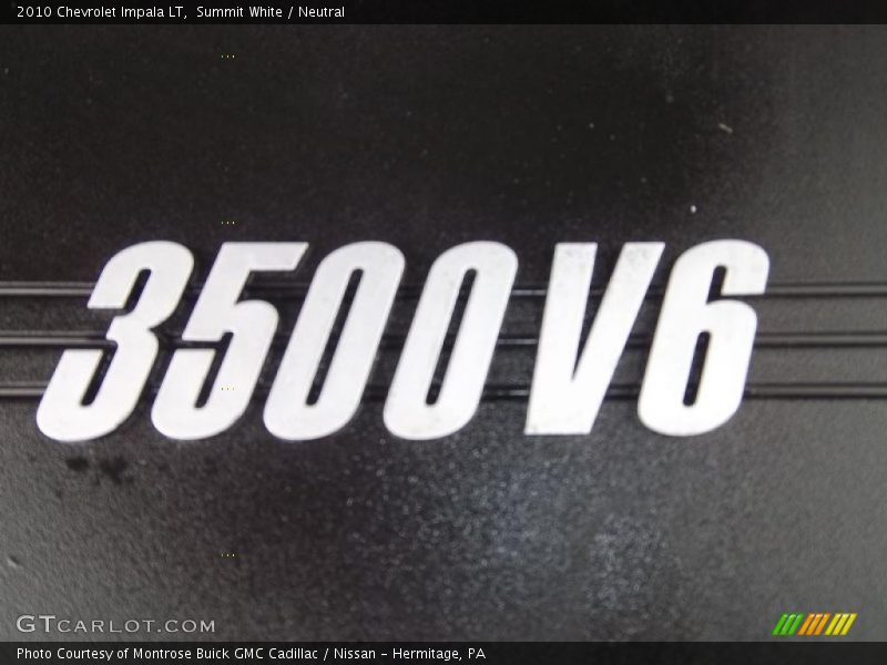 Summit White / Neutral 2010 Chevrolet Impala LT