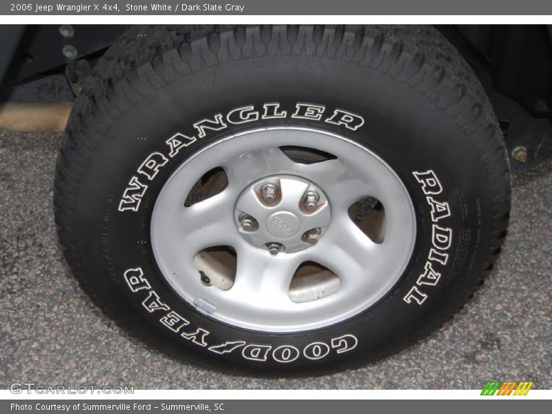 Stone White / Dark Slate Gray 2006 Jeep Wrangler X 4x4