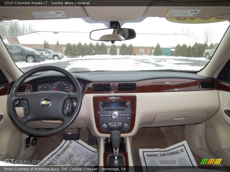 Summit White / Neutral 2010 Chevrolet Impala LT