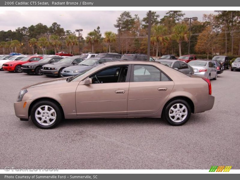 Radiant Bronze / Ebony 2006 Cadillac CTS Sedan