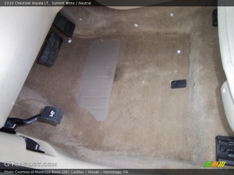 Summit White / Neutral 2010 Chevrolet Impala LT