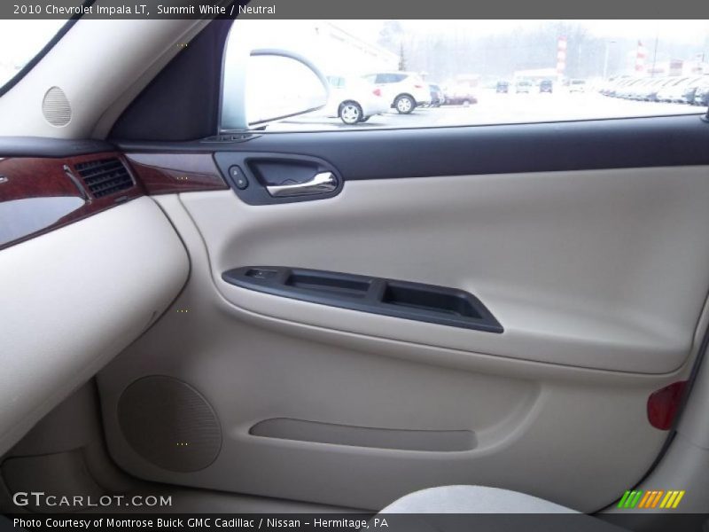 Summit White / Neutral 2010 Chevrolet Impala LT