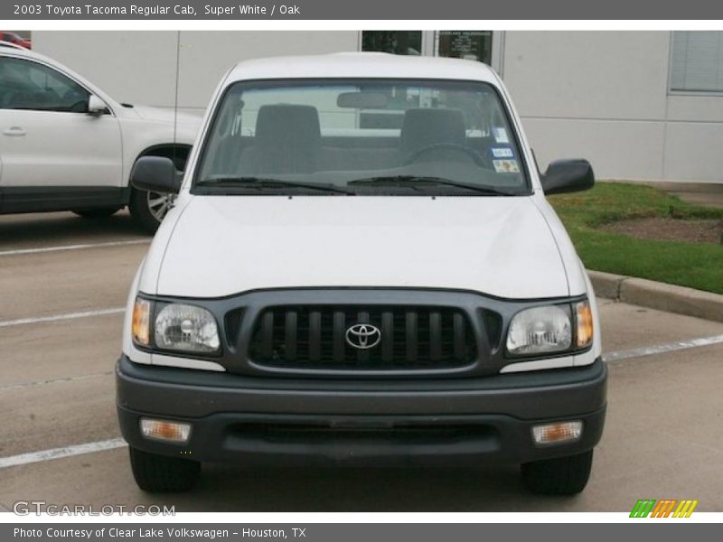 Super White / Oak 2003 Toyota Tacoma Regular Cab