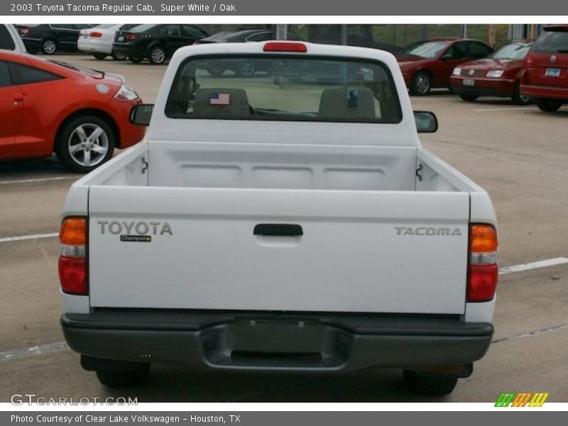 Super White / Oak 2003 Toyota Tacoma Regular Cab