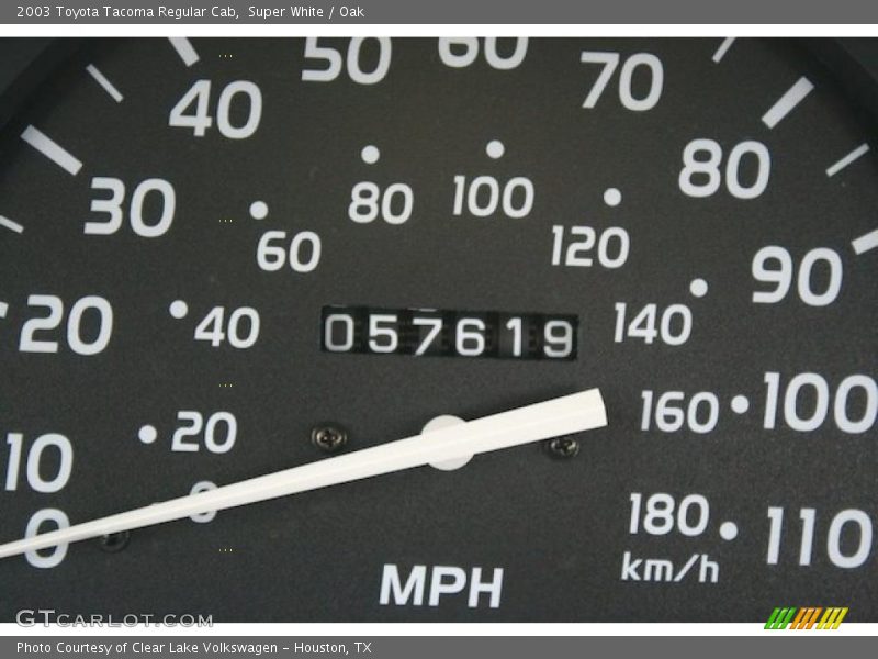 Super White / Oak 2003 Toyota Tacoma Regular Cab
