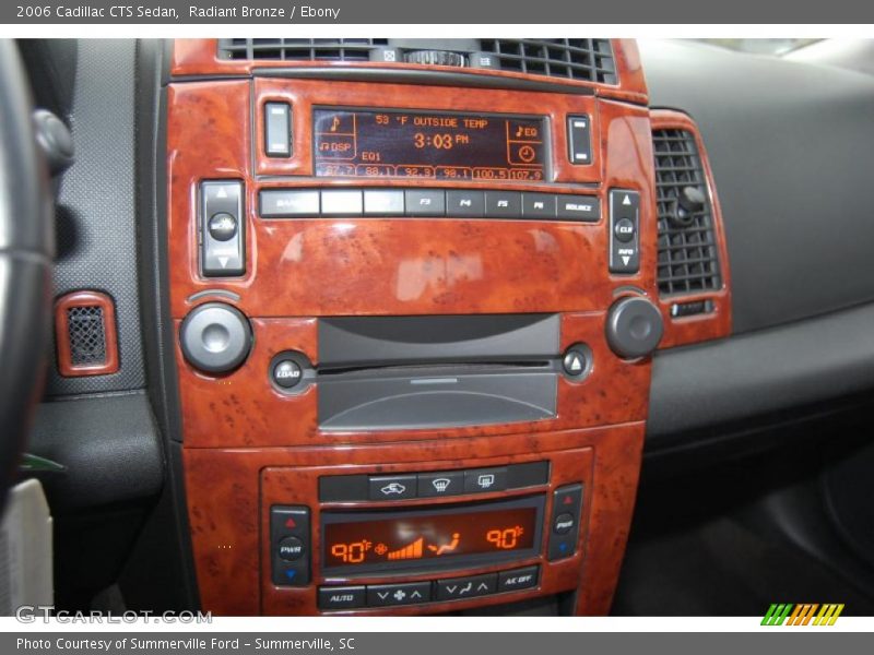 Radiant Bronze / Ebony 2006 Cadillac CTS Sedan