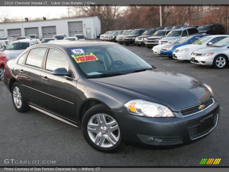 Cyber Gray Metallic / Gray 2010 Chevrolet Impala LT