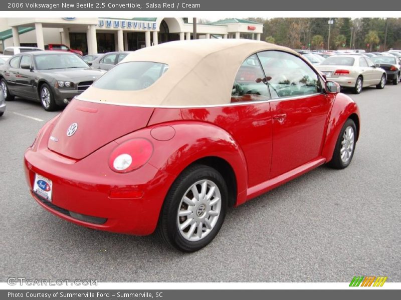 Salsa Red / Cream 2006 Volkswagen New Beetle 2.5 Convertible