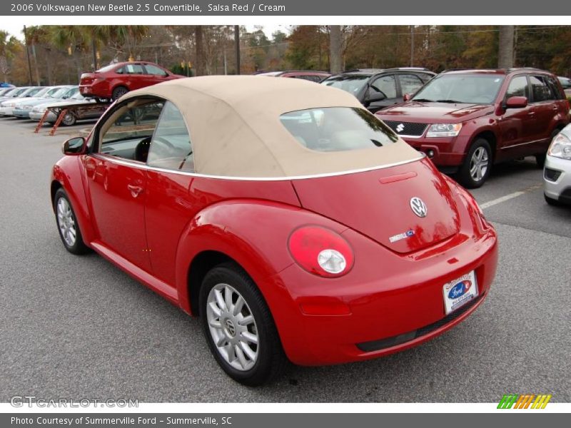 Salsa Red / Cream 2006 Volkswagen New Beetle 2.5 Convertible