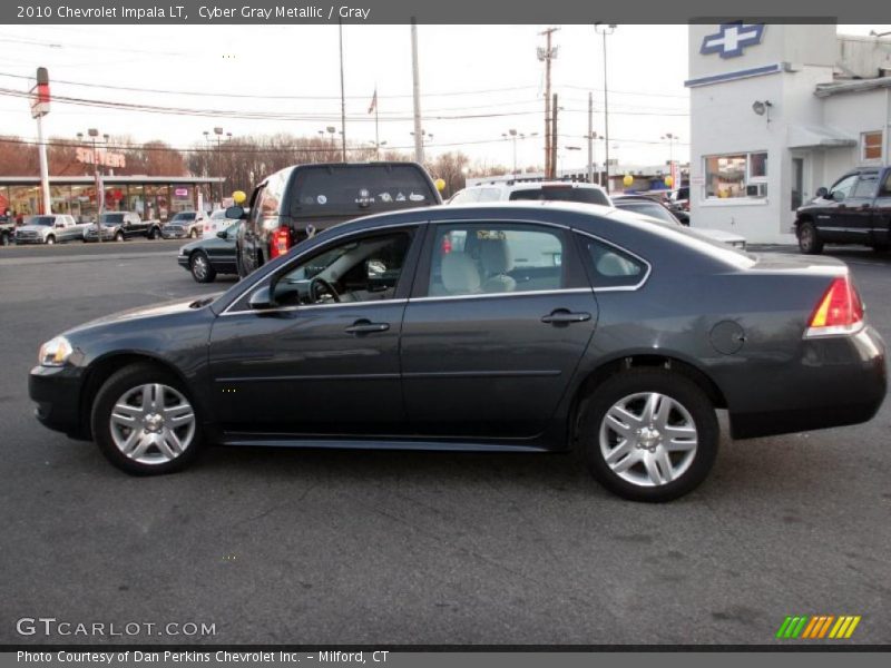 Cyber Gray Metallic / Gray 2010 Chevrolet Impala LT