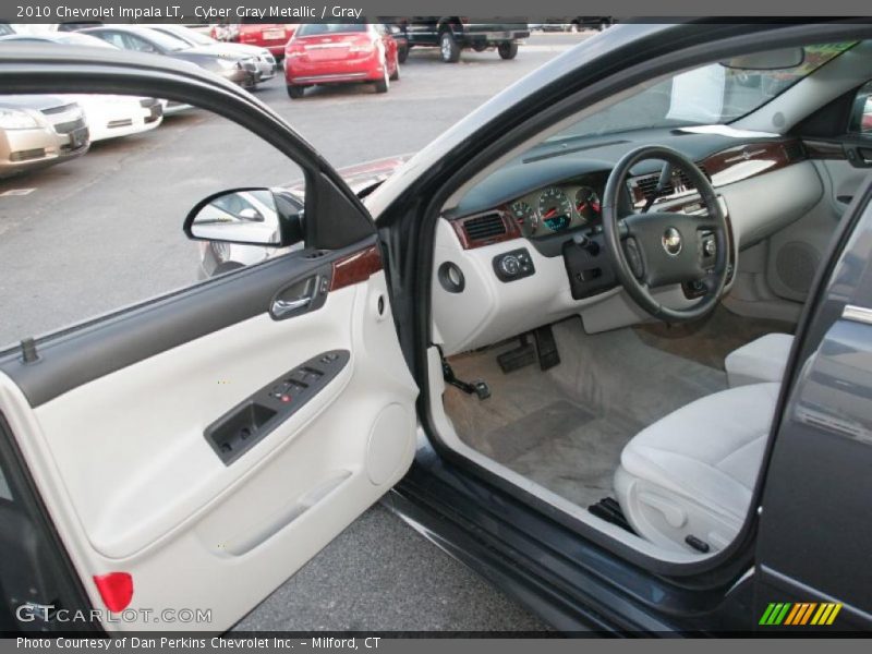 Cyber Gray Metallic / Gray 2010 Chevrolet Impala LT